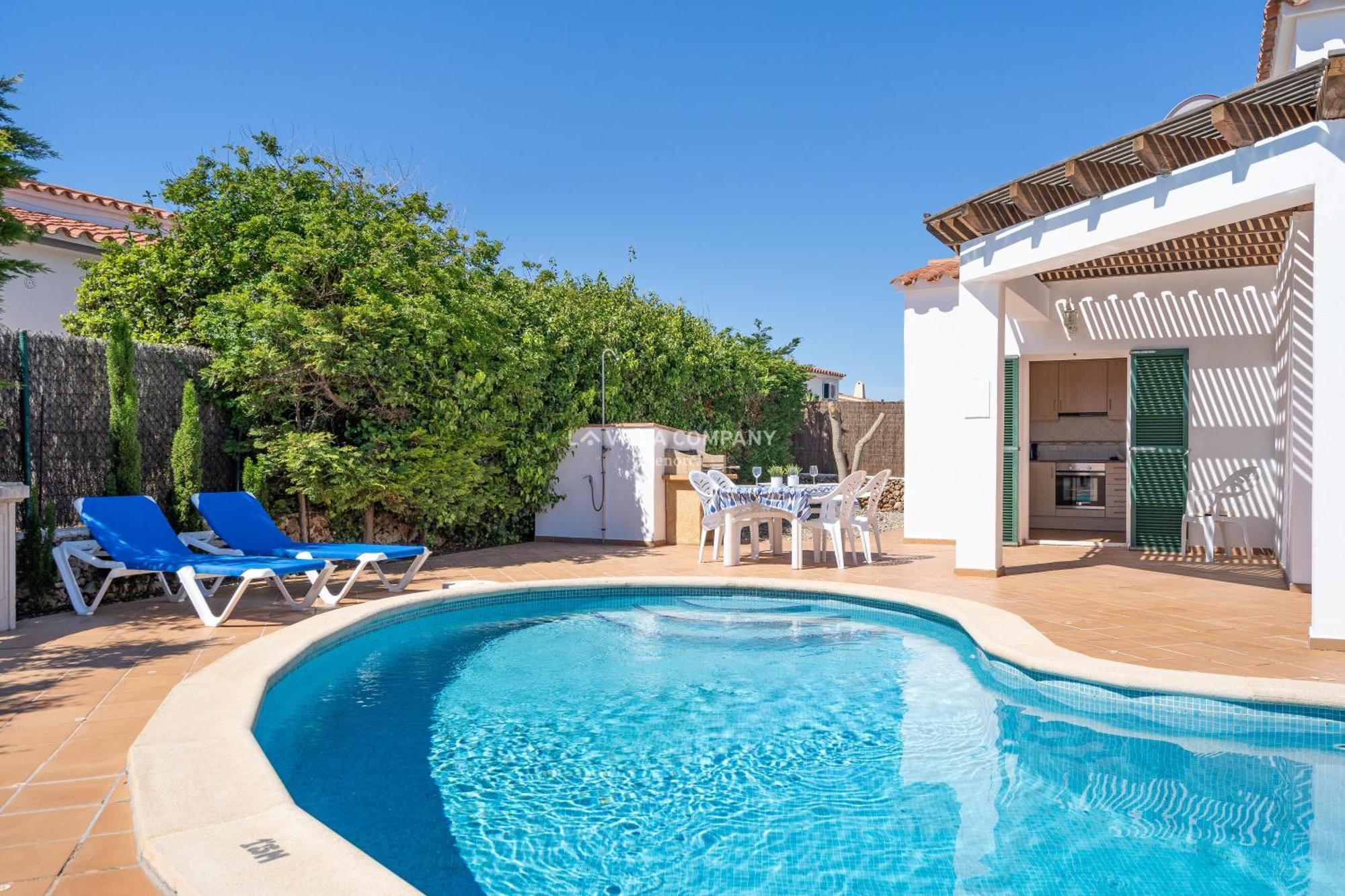 Villa Cassia Cala En Porter  Bagian luar foto