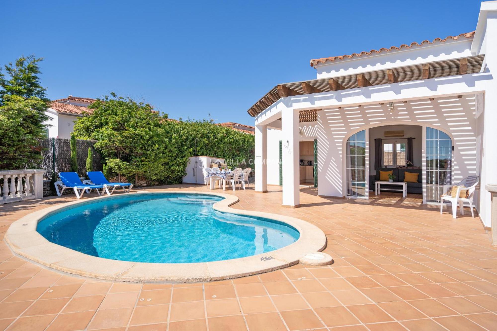 Villa Cassia Cala En Porter  Bagian luar foto