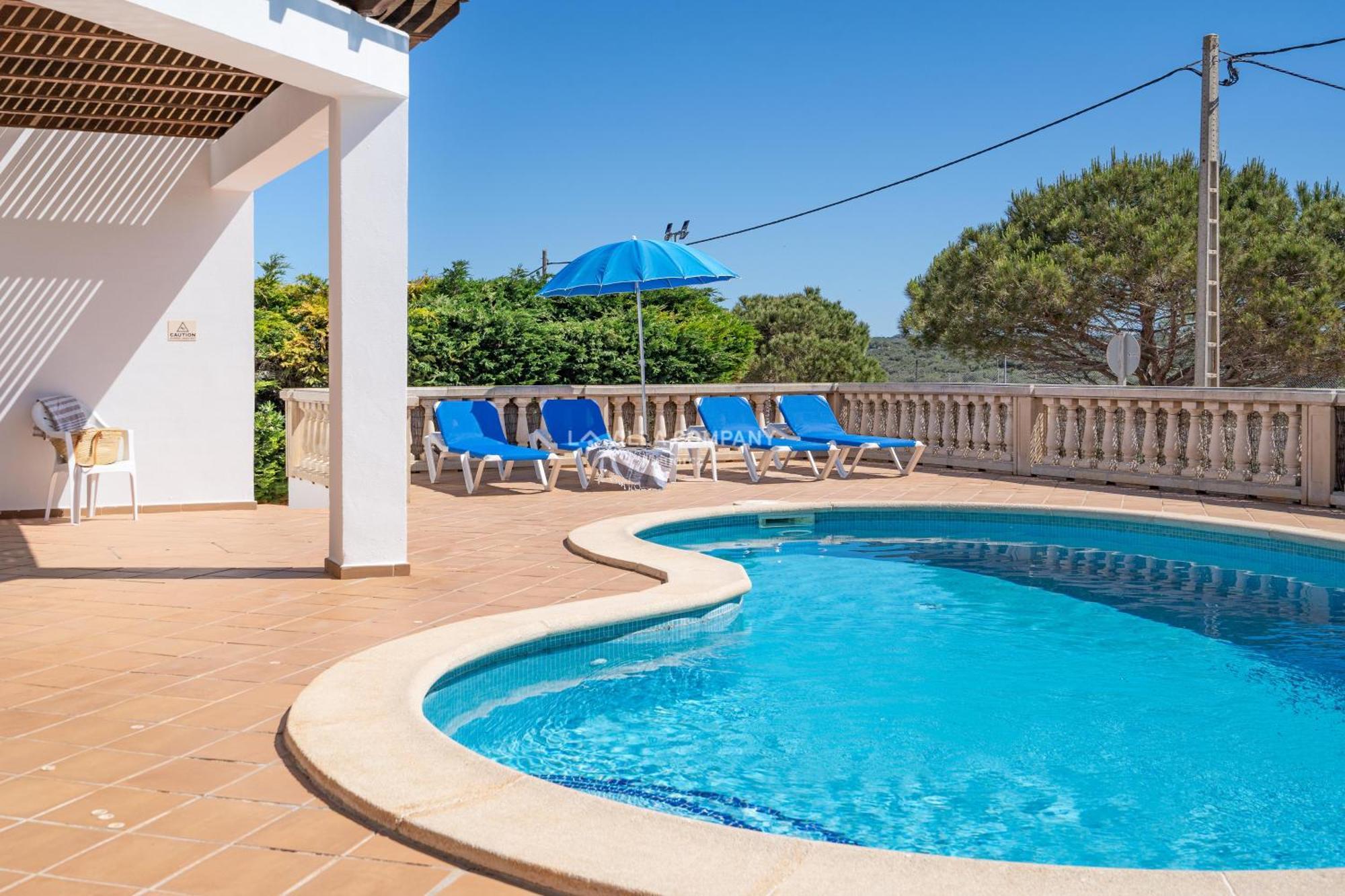 Villa Cassia Cala En Porter  Bagian luar foto