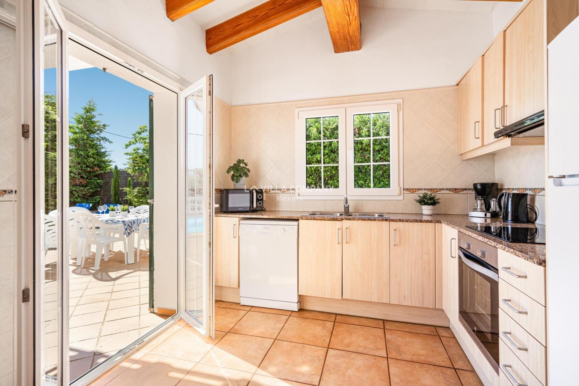 Villa Cassia Cala En Porter  Bagian luar foto