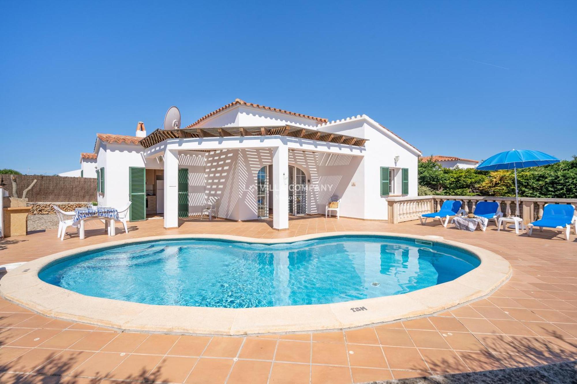 Villa Cassia Cala En Porter  Bagian luar foto
