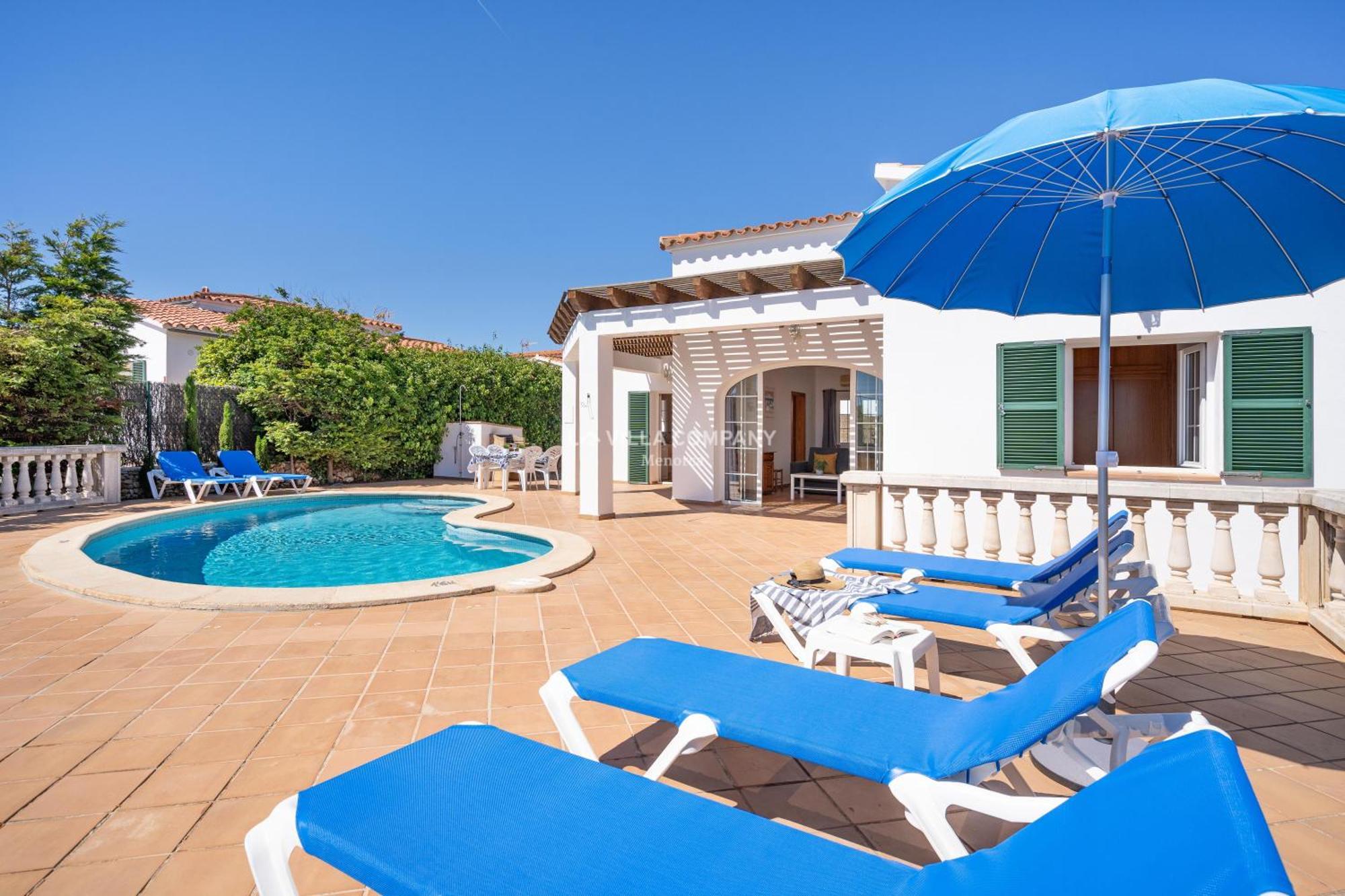 Villa Cassia Cala En Porter  Bagian luar foto