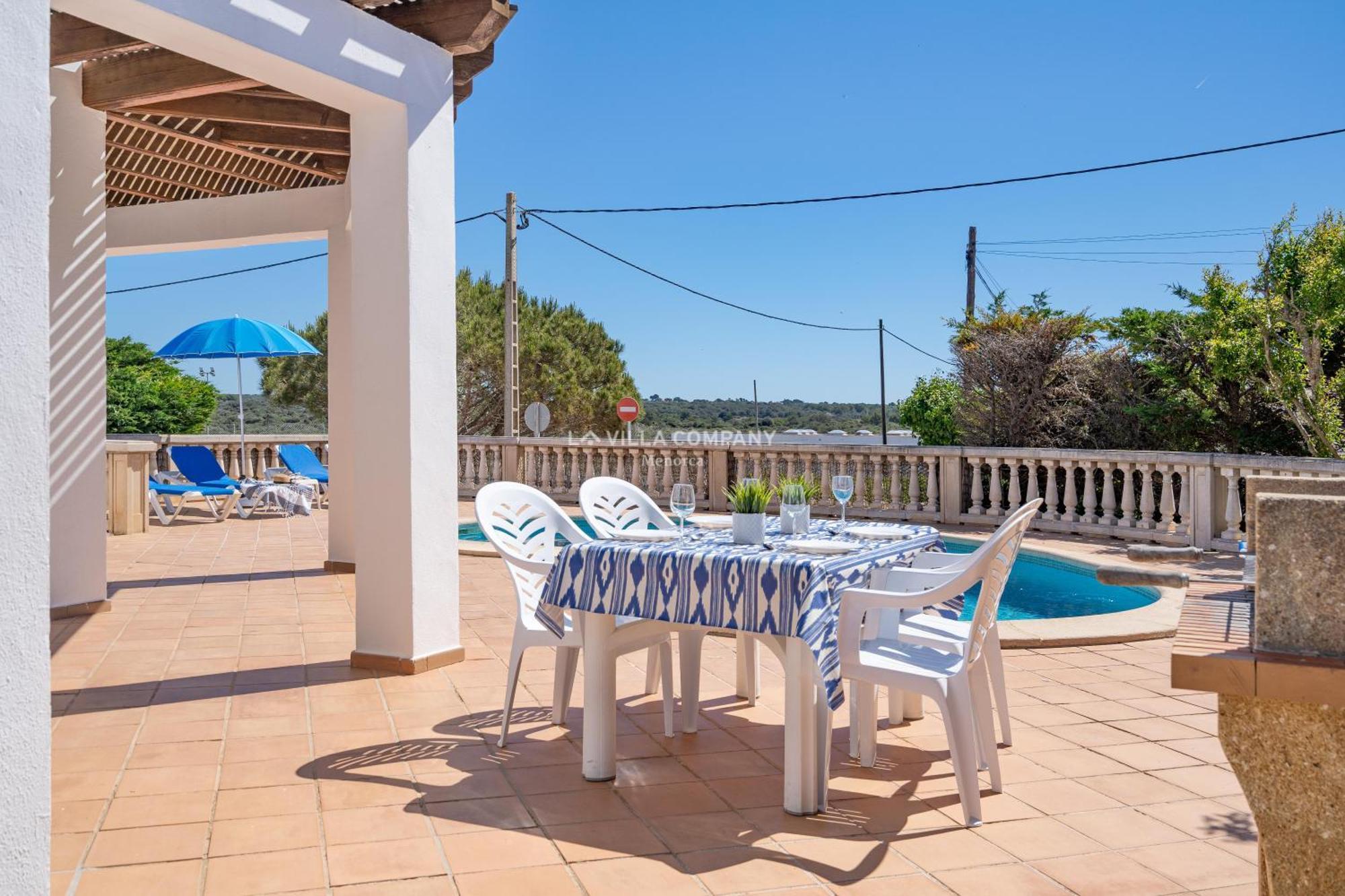 Villa Cassia Cala En Porter  Bagian luar foto
